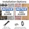 Signmission Gas Alarm OSHA Notice Sign, Plastic, 10in W x 7in L, 2PK OS-2PACK-NS-P-710-L-12985 - alternate 6